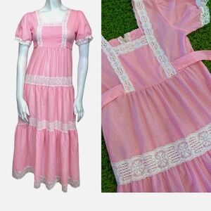 Prairie style vintage dress Gunne Sax